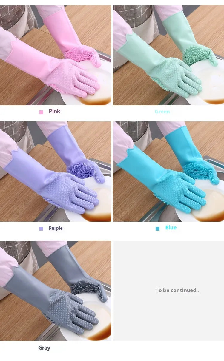 FlexiClean Silicone Gloves