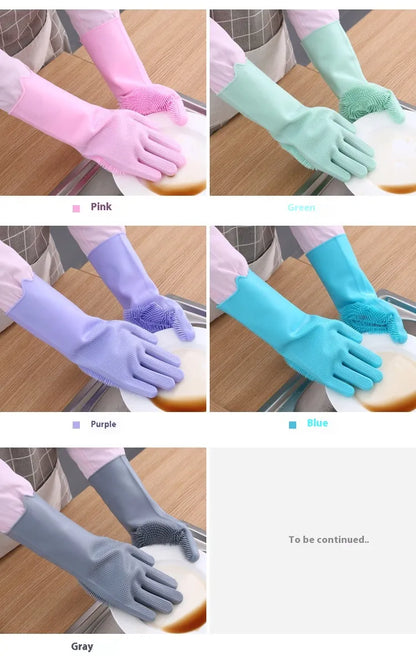 FlexiClean Silicone Gloves