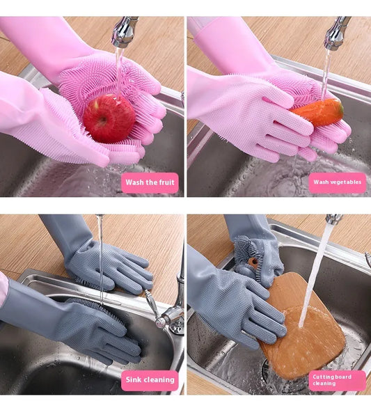 FlexiClean Silicone Gloves